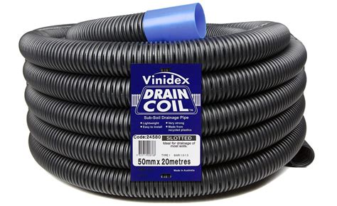vinidex 100mm x 20m socked slotted draincoil|Draincoil® Systems .